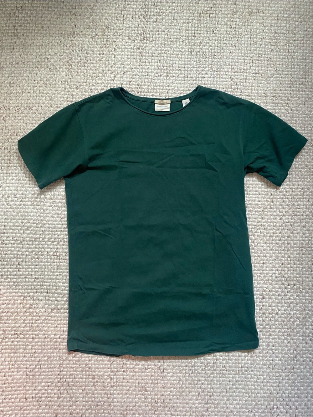 Scotch & Soda Short Sleeve Crew in Forest Green